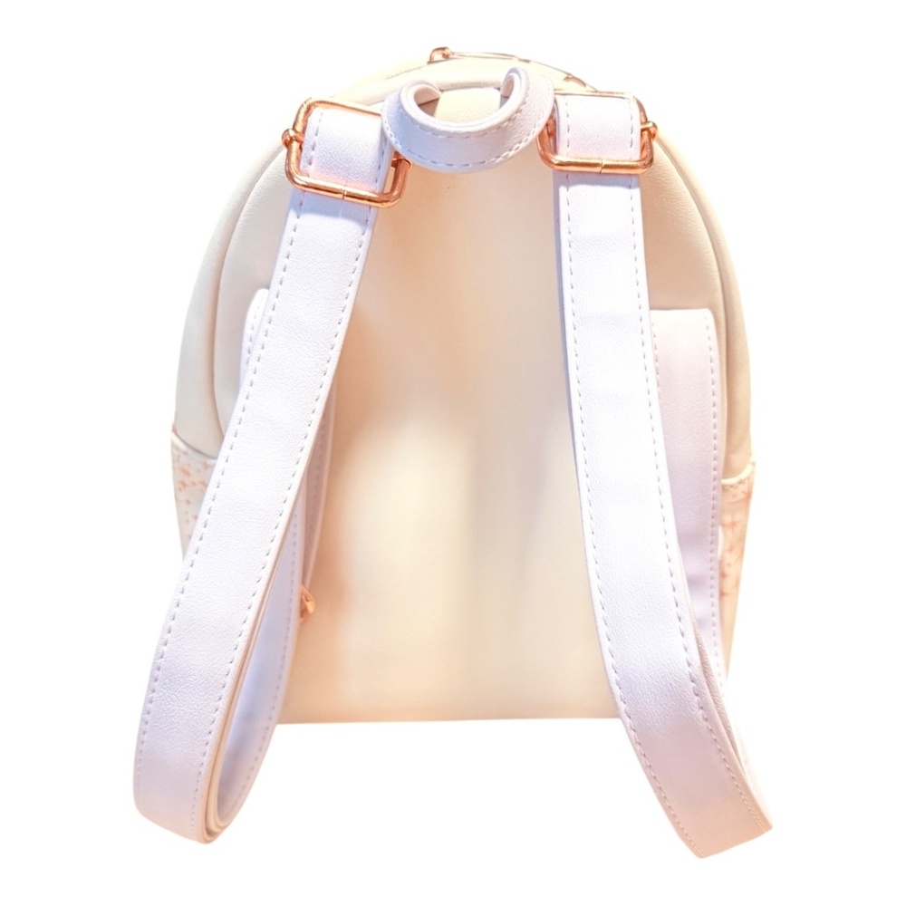 Loungefly Disney Tangled Rapunzel Stars Mini Backpack - Rose Gold Light tones - Picture 3 of 6